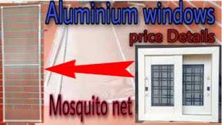 Mosquito net fiting, Aluminium sliding windows, how to mesh fitting in wooden window