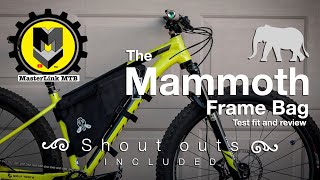 Mammoth Frame bag Test fit and review