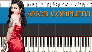 Mon Laferte - Amor Completo | Piano Tutorial | Midi