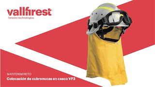 Instalación Cubrenucas en Casco vft3 - Vallfirest