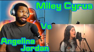 ANGELINA JORDAN Cover - Nothing Breaks Like a Heart (Mark Ronson, Miley Cyrus) | Part 2 REACTION