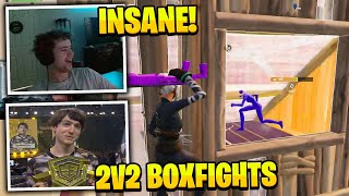 Reet, PeterBot VS INSANE Viewer in 2v2 Boxfights