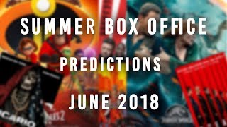 Summer Box Office 2018 - June Predictions