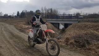 HONDA CR250 1995 2 STROKE SOUND WHEELIE