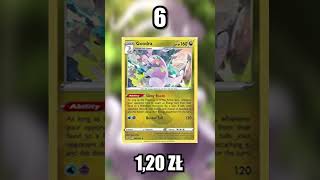 TOP 7 NAJDROŻSZYCH KART POKEMON | GOODRA #shorts #pokemon #pokemoncards #goodra  #top