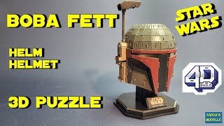 StarWars - Boba Fett Helmet - 4D Build - 3D-Puzzle  #starwars #boba #bobafett  #3dpuzzles