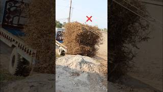 Full tree loding tralii unloading with new technical tricks with tractor #foryou #trending #shorts