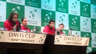 Fernando Verdasco at USA-Spain Davis Cup Draw Presser