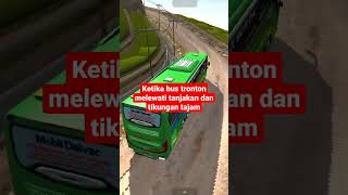 Gunung Harta Tronton melewati jalur extreme#storybusmania #storybussid #busviral #shorts