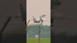 MiG-29 Thunderous Takeoff 🤟🏼 #shorts #youtubeshorts #militaryjet #aviationshorts