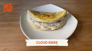 Super Fluffy Omelet | Cloud Eggs Recipe  🍳☁️