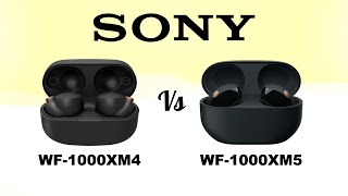 Sony WF 1000XM4 vs WF 1000XM5 Bluetooth Wireless Earphones Headset | Compare Specifications Features