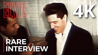 Elvis Presley (Unseen Interview) Colorized 4K Remastered | March 22 1960 | Fontainebleau Miami Beach