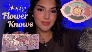 ASMR HAUL del MAQUILLAJE MÁS BONITO de internet | Flower Knows 🌸💕