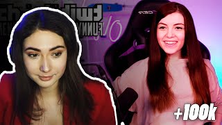 КАТЯ СМОТРИТ ТОП МОМЕНТЫ TWITCH // ЗАДОНАТИЛИ 100К