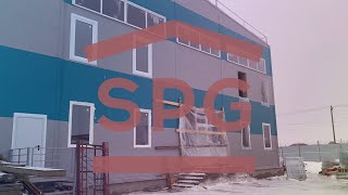 Административно-бытовое здание (АБК) из Сэндвич-Панелей. SPGarage