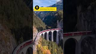 Switzerland Train Ride: A Scenic Journey Through the Alps - Travel Turo #shorts