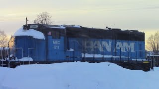 HD Pan Am Railways Action on District 2 Ft. NS SD40-2's and BNSF Run Thru Power & More February 2015