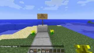 Minecraft How To Make A Grave + Coffin