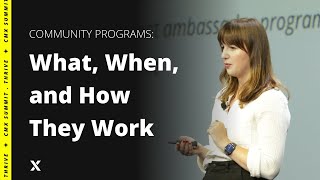 Community Programs: What, When, and How They Work | Mindy Day