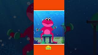 🌈 Learn Colors - Five Little Speckled Frogs #shorts #kidssong