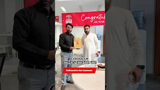 2024 Toyota Corolla Cross Delivered to the Customer from Toyota Sukkur Motors #toyota #corollacross