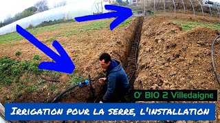 Quelques points sur l'irrigation de la serre