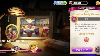 June's Journey Secrets 6 - Scene 26 - London Party Venue - 🚫 loading screen, Silhouette -August 2023