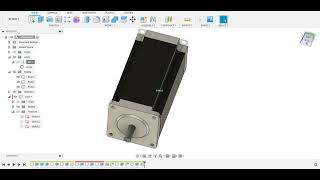 NEMA 23 stepper motor design in fusion 360