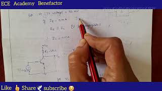 Amplifier 📢 #amplifier : Common Emitter Amplifier  example