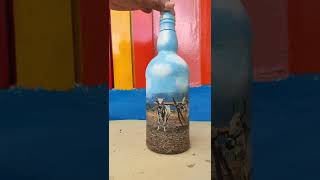 Farmers Bottle Painting | Painting Ideas | Farmer Painting | Painting #youtube #youtubeshorts #short