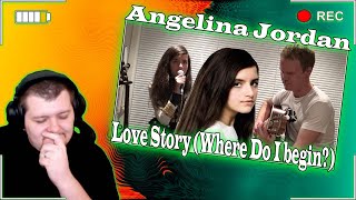 @AngelinaJordanOfficial- "Love Story- Where Do I Begin?" (Live Session) #Reaction