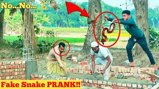 Fake Snake PRANK 2022 | Mad Guy Snake Prank With So Funny Reaction By FuN TV PranK