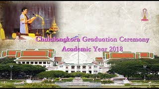 Chulalongkorn Graduation Ceremony Academic Year 2018