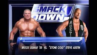 WWE 2K23 | Brock Lesnar vs Stone Cold | SmackDown 2002