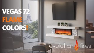 Evolution Fires Vegas Wall mounted Electric Fireplace