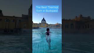 Széchenyi Thermal Bath in Budapest, Hungary #fyp #spa