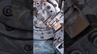 Torsion spring processing slow motion playback #spring manufacturing#