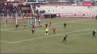 Bahattin Köse'nin golüyle maç 2-1 oluyor.  Çorumspor - Samsunspor