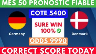 PRONOSTIC FOOT:MES PRONOSTIC FOOTBALL AUJOURD'HUI (football prediction ) CORRECT SCORE|SCORE EXACT