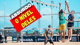 O nível do vôlei de praia mundial está ABSURDO! #volei #volleyball