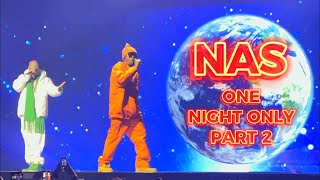 NAS Performing Live KING'S DISEASE TRILOGY, PART 2, ONE NIGHT ONLY, NYC MSG,FEB.24TH 2023 SLICK RICK