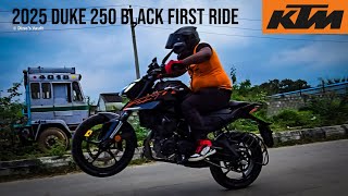 2025 KTM DUKE 250 BLACK First Ride Review  🔥🔥🔥