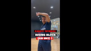 Karate Tutorial for Beginners: Rising Block (Agi Uke) 🥋