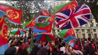 Eritrean Festival Protest 2023 - London, England UK 🇬🇧 🇪🇷