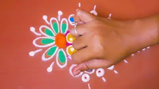 गुरुपौर्णिमा विशेष रांगोळी डिझाईन। guru purnima special rangoli । traditional rangoli। simple small