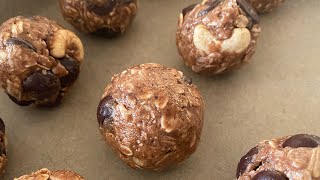 How to: NO bake almond butter energy balls