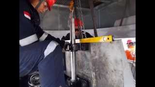 Replace plenum fin fan cooler at PERTAMINA phe onwj