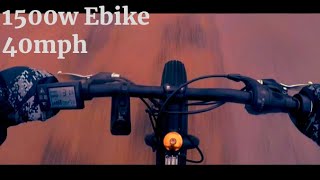 40mph Fat tire Ebike first ride