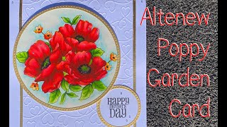 Altenew Poppy Garden Mothers Day Card